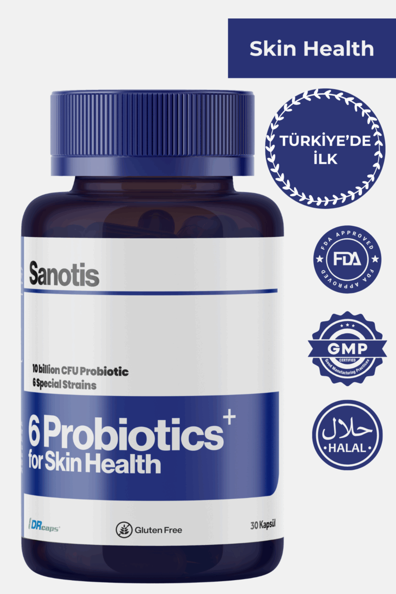 Sanotis 6 Probiotics for Skin Health - Görsel 2